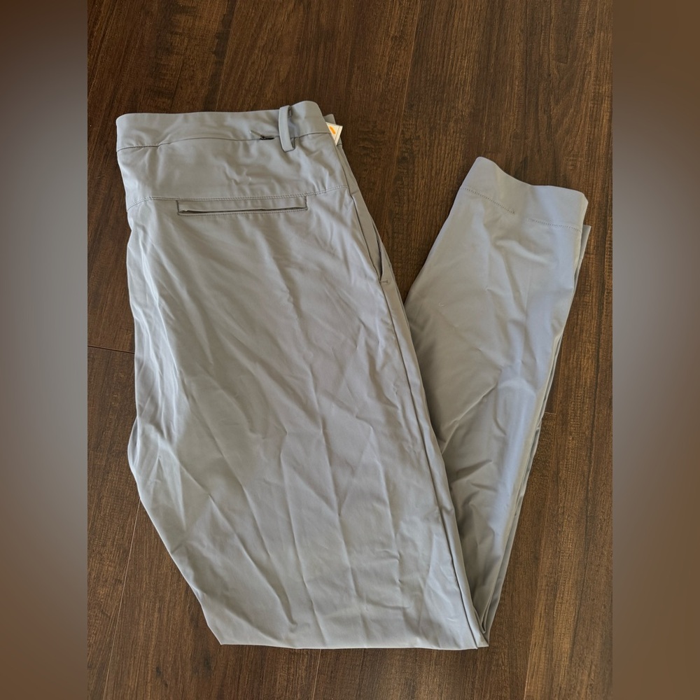 Peter Millar Crown Crafted Performance Pants Gray… - image 1